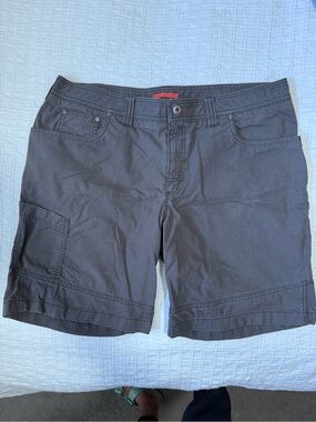 L.L. Bean Gray Shorts with Orange Stitching